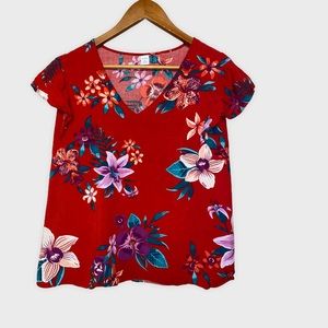 Sleeveless Floral Old Navy top size XL